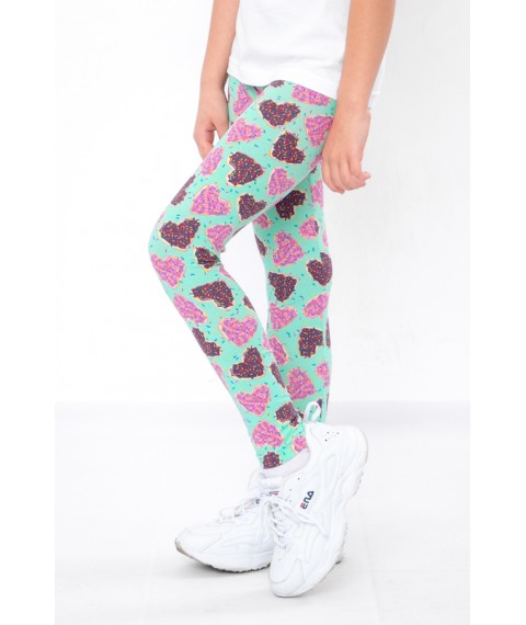 Leggings for girls Wear Your Own 134 Mint (6000-043-v32)