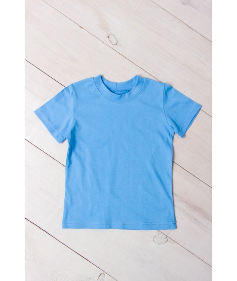 Children's T-shirt Wear Your Own 134 Turquoise (6021-001V-v124)