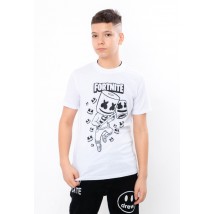 T-shirt for boys "Gamer" Wear Your Own 134 White (6021G-v26)