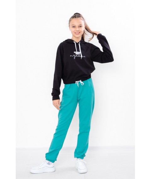 Pants for girls Wear Your Own 170 Turquoise (6060-057-5-v183)