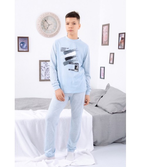 Pajamas for boys (teens) Wear Your Own 170 Blue (6076-001-33-4-1-v10)