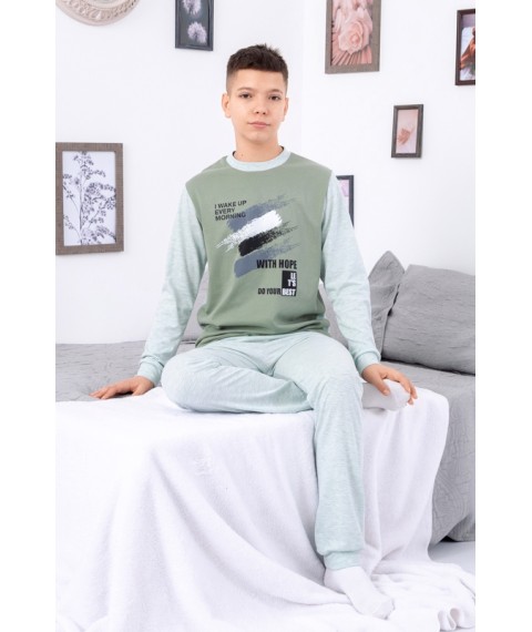 Піжама для хлопчика (підліткова) Носи Своє 170 Зелений (6076-001-33-4-1-v11)
