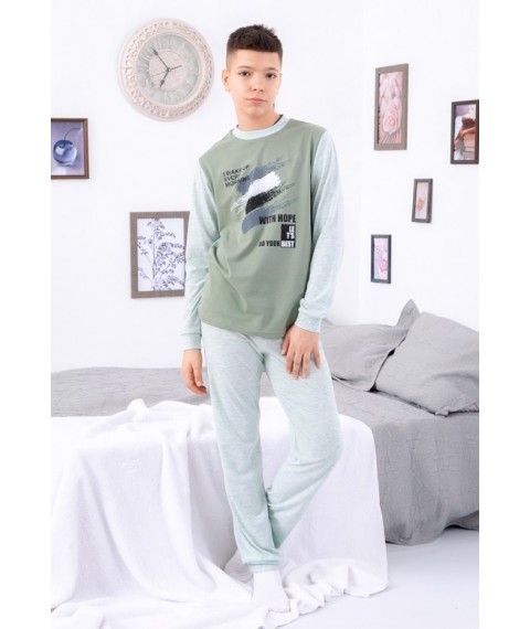 Піжама для хлопчика (підліткова) Носи Своє 170 Зелений (6076-001-33-4-1-v11)