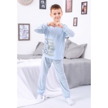 Pajamas for boys (teens) Wear Your Own 134 Blue (6076-001-33-4-v0)