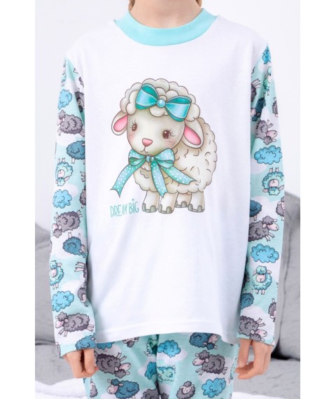 Pajamas for girls Wear Your Own 110 Mint (6076-002-33-5-v20)