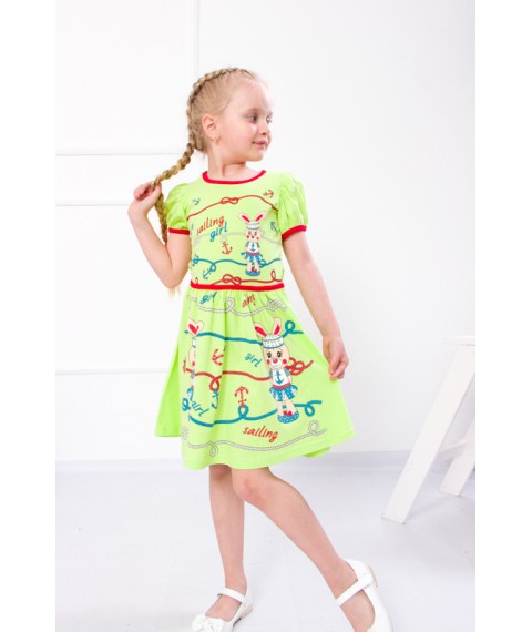 Dress for a girl "Breeze" Wear Your Own 98 Light green (6089-001-33-v16)