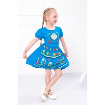Dress for girls "Breeze" Wear Your Own 98 Turquoise (6089-001-33-v13)