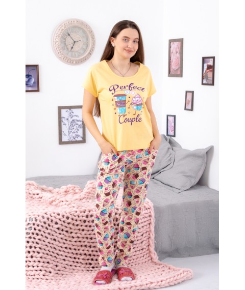 Піжама жіноча (футболка+брюки) Носи Своє 54 Жовтий (8071-002-33-v19)