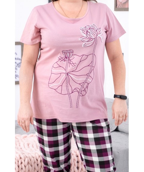 Комплект жіночий (футболка+брюки) Носи Своє 62 Рожевий (8120-002-33-v4)