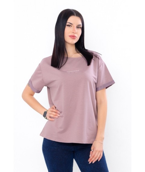 Women's T-shirt Wear Your Own 52 Brown (8127-057-33-1-v15)