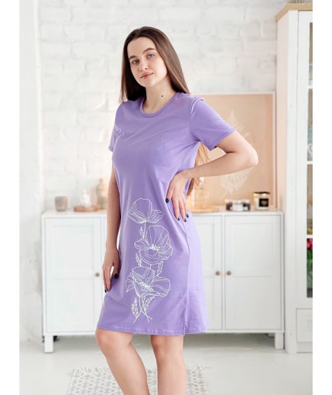 Сорочка жіноча Носи Своє 50 Фіолетовий (8178-001-33-1-v37)