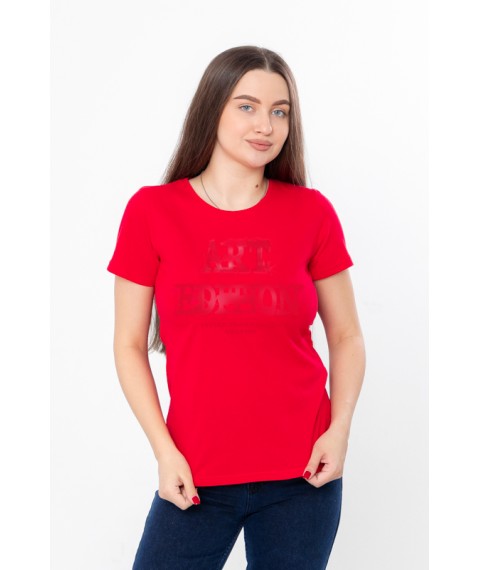 Women's T-shirt Wear Your Own 50 Red (8188-001-33-1-v21)