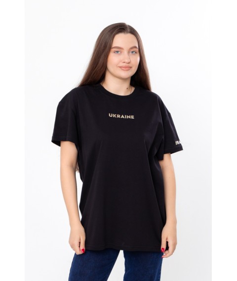 Women's T-shirt "Family look" Wear Your Own 46 Black (8384-v1)