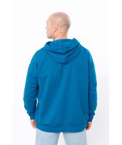 Men's Hoodie Wear Your Own 54 Turquoise (8389-057-33-v11)