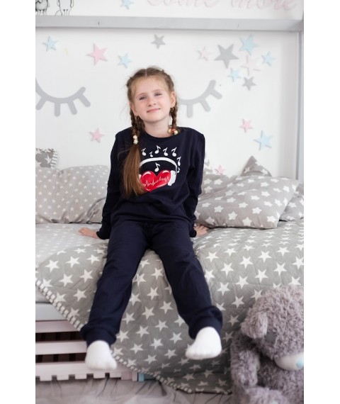 Піжама дитяча "Family look" Носи Своє 170 Синій (6076-L)