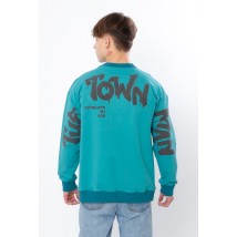 Men's sweatshirt (oversize) Wear Your Own S/179 Turquoise (3364-057-33-v2)