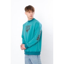 Men's sweatshirt (oversize) Wear Your Own S/179 Turquoise (3364-057-33-v2)