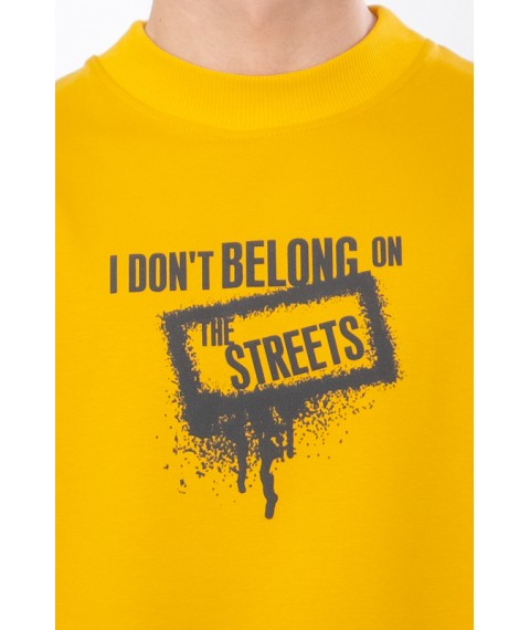 Men's sweatshirt (oversize) Wear Your Own XL/191 Yellow (3364-057-33-v7)