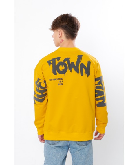 Men's sweatshirt (oversize) Wear Your Own S/179 Yellow (3364-057-33-v1)