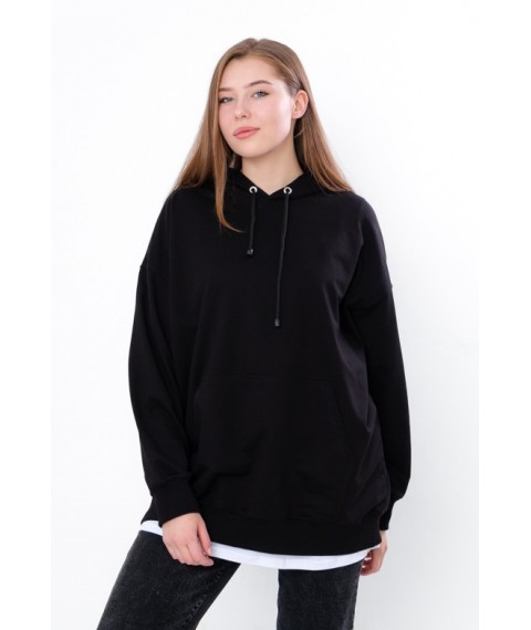 Women's hoodie (oversize) Wear Your Own S/172 Black (3373-057-v3)