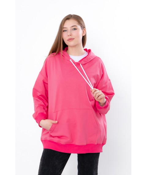 Women's hoodie (oversize) Wear Your Own S/172 Pink (3373-057-v5)