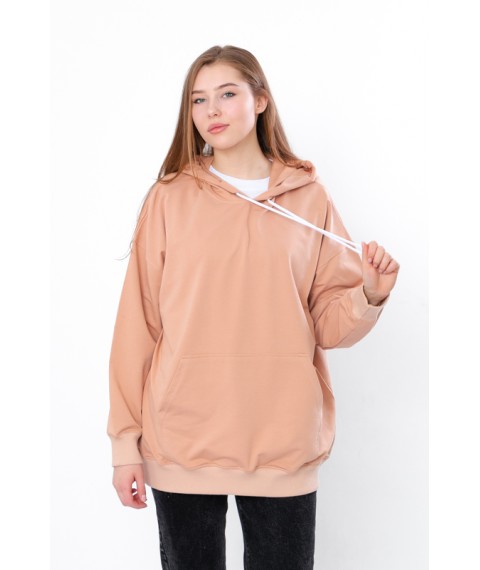 Women's hoodie (oversize) Nosy Svoye XL/181 Beige (3373-057-v10)