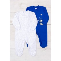 Set of overalls for a boy Wear Your Own 68 Blue (5058-4-v3)