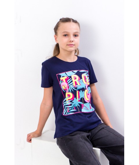 T-shirt for girls (teens) Wear Your Own 170 Blue (6012-036-33-v9)