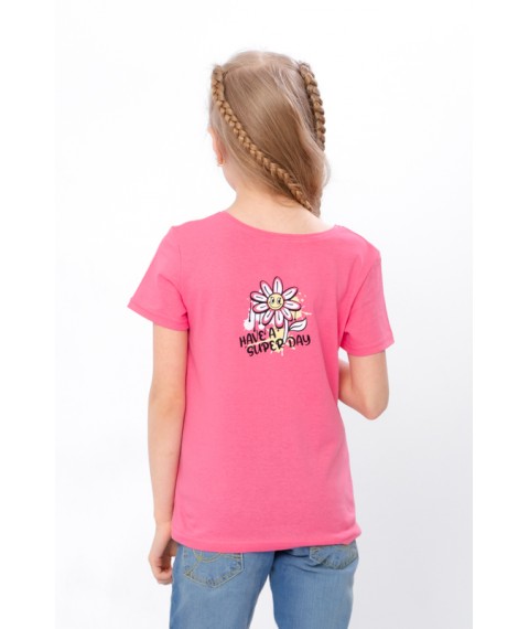 T-shirt for girls Wear Your Own 116 Pink (6012-2-v31)