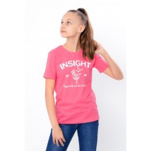 T-shirt for girls (teens) Wear Your Own 164 Pink (6021-001-33-2-v50)