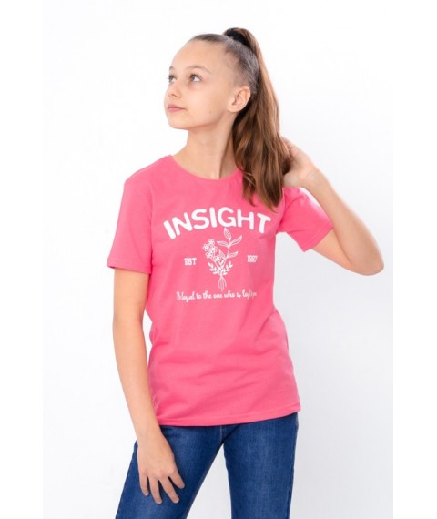 T-shirt for girls (teens) Wear Your Own 170 Pink (6021-001-33-2-v56)