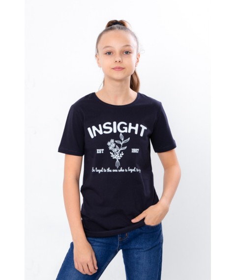 T-shirt for girls (teens) Wear Your Own 170 Blue (6021-001-33-2-v55)