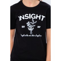 T-shirt for girls (teen) Wear Your Own 152 Black (6021-001-33-2-v28)