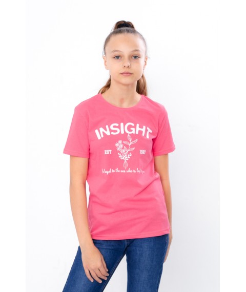 T-shirt for girls (teens) Wear Your Own 158 Pink (6021-001-33-2-v40)