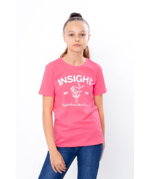 T-shirt for girls (teens) Wear Your Own 164 Pink (6021-001-33-2-v50)