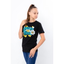 T-shirt for girls (teens) Wear Your Own 170 Black (6021-2-1-v10)