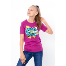 T-shirt for girls (teens) Wear Your Own 170 Pink (6021-2-1-v11)