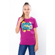 T-shirt for girls (teens) Wear Your Own 170 Pink (6021-2-1-v11)