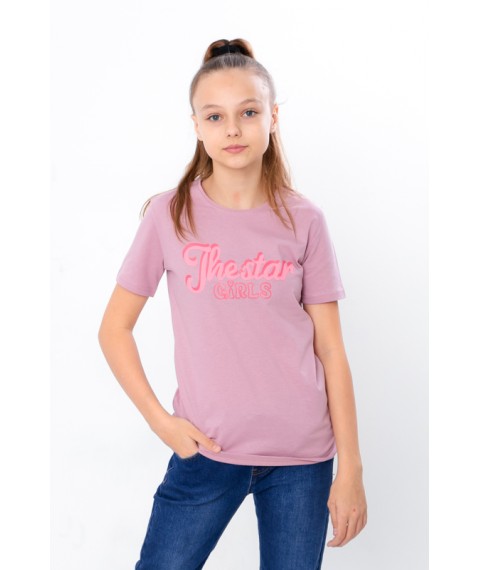 T-shirt for girls (teens) Wear Your Own 140 Pink (6021-2-2-v1)