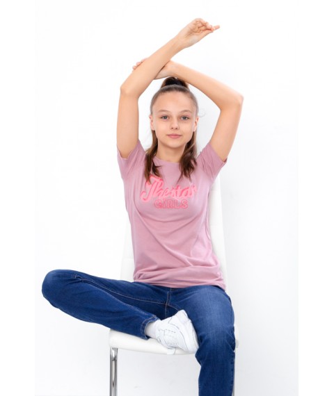 Футболка для дівчинки (підліткова) Носи Своє 140 Рожевий (6021-2-2-v1)