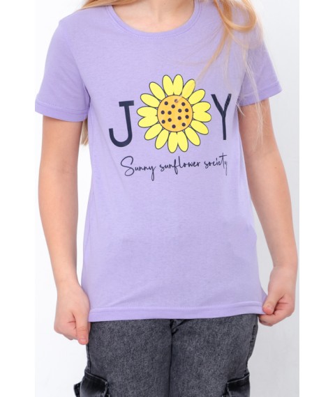 T-shirt for girls Wear Your Own 110 Violet (6021-2-3-v1)