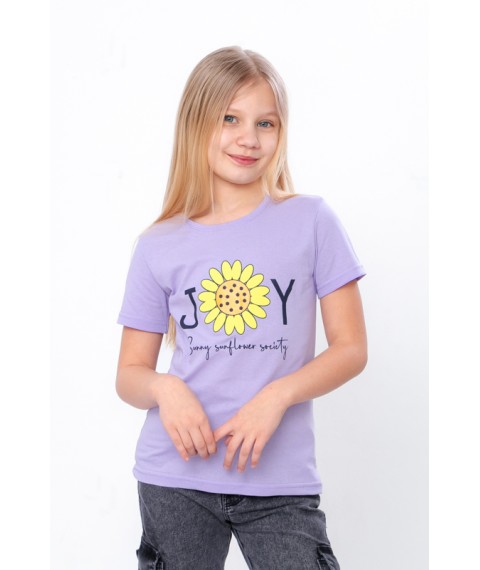 T-shirt for girls Wear Your Own 110 Violet (6021-2-3-v1)
