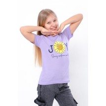 T-shirt for girls Wear Your Own 110 Violet (6021-2-3-v1)