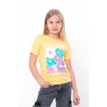 T-shirt for girls Wear Your Own 110 Yellow (6021-2-4-v0)