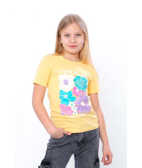 T-shirt for girls Wear Your Own 110 Yellow (6021-2-4-v0)