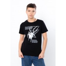 T-shirt for boys (teens) Wear Your Own 146 Black (6021-4-1-v3)
