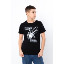 T-shirt for boys (teens) Wear Your Own 146 Black (6021-4-1-v3)