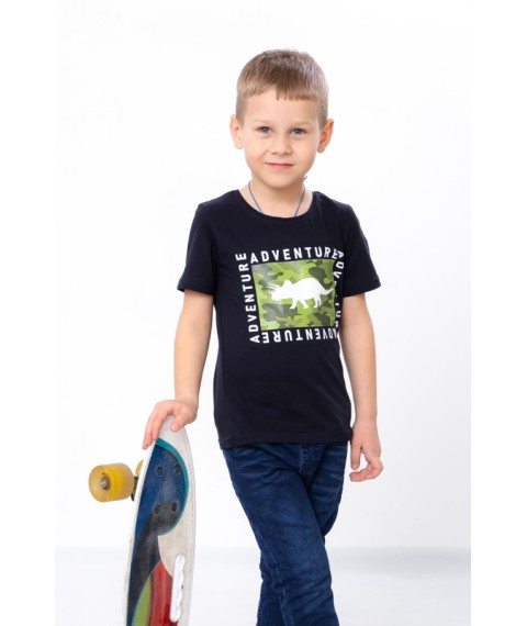 T-shirt for a boy Wear Your Own 116 Blue (6021-4-4-v3)