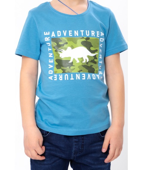 T-shirt for a boy Wear Your Own 110 Blue (6021-4-4-v0)