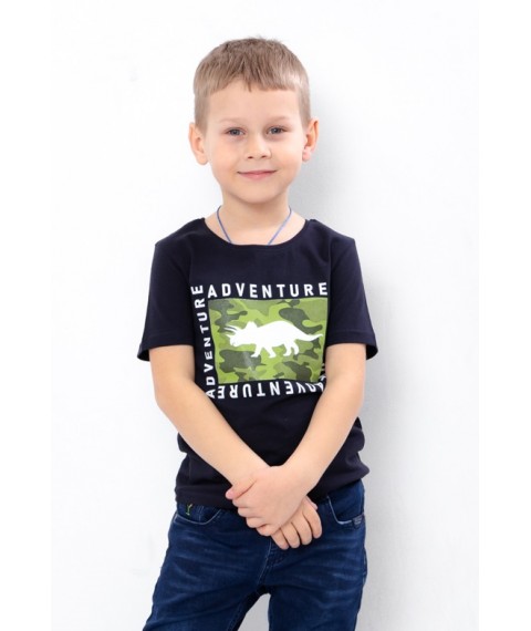 T-shirt for a boy Wear Your Own 134 Blue (6021-4-4-v9)